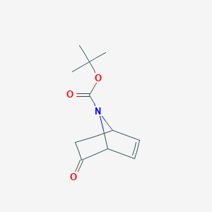 molecular formula C11H15NO3 B3326006 N-Boc-7-azanorborn-5-en-2-one CAS No. 227454-58-2