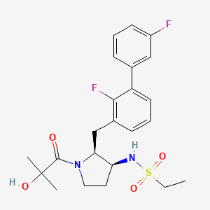 molecular formula C23H28F2N2O4S B3326011 Suntinorexton CAS No. 2274802-89-8