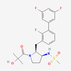 molecular formula C22H25F3N2O4S B3326018 Firazorexton CAS No. 2274802-95-6