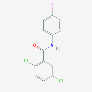 molecular formula C13H8Cl2INO B332602 2,5-dichloro-N-(4-iodophenyl)benzamide 