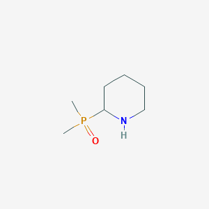 molecular formula C7H16NOP B3326033 Dimethyl(piperidin-2-yl)phosphine oxide CAS No. 2287273-49-6