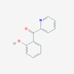 molecular formula C12H9NO2 B3326052 Methanone, (2-hydroxyphenyl)-2-pyridinyl- CAS No. 22945-62-6