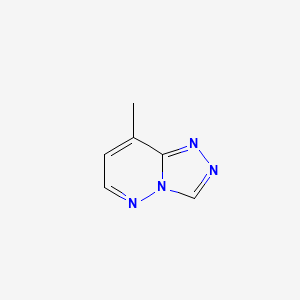 molecular formula C6H6N4 B3326097 8-Methyl-[1,2,4]triazolo[4,3-b]pyridazine CAS No. 23069-75-2