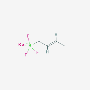 molecular formula C4H7BF3K B3326158 Potassium (E)-but-2-en-1-yltrifluoroborate CAS No. 233666-81-4