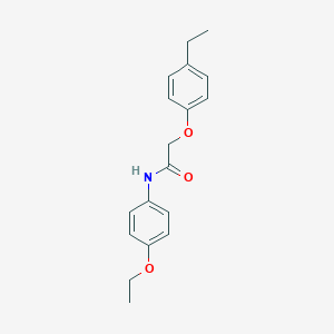 molecular formula C18H21NO3 B332621 N-(4-ethoxyphenyl)-2-(4-ethylphenoxy)acetamide 
