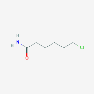 molecular formula C6H12ClNO B3326218 6-Chlor-hexansaeure-amid CAS No. 2403-63-6