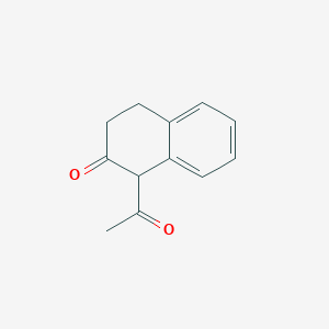 molecular formula C12H12O2 B3326230 1-Acetyl-3,4-dihydronaphthalen-2(1H)-one CAS No. 24118-62-5