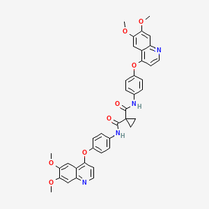 molecular formula C39H34N4O8 B3326239 Unii-dae83A4efj CAS No. 2439164-91-5
