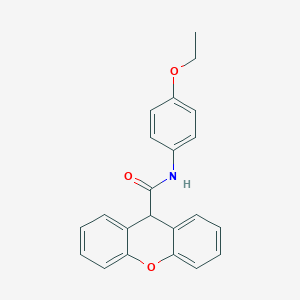 molecular formula C22H19NO3 B332625 N-(4-ethoxyphenyl)-9H-xanthene-9-carboxamide 