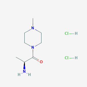 molecular formula C8H19Cl2N3O B3326266 4-Methyl-1-(L-alanyl)-piperazine 2HCl CAS No. 245487-62-1