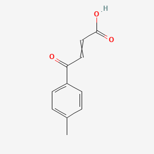 molecular formula C11H10O3 B3326340 4-(4-Methylphenyl)-4-oxobut-2-enoic acid CAS No. 24849-45-4