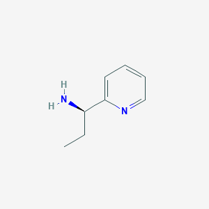 molecular formula C8H12N2 B3326362 (R)-1-(pyridin-2-yl)propan-1-amine CAS No. 249920-06-7