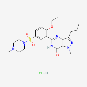 molecular formula C22H31ClN6O4S B3326420 Sildenafil HCl CAS No. 252920-86-8