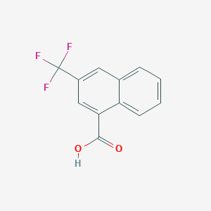 molecular formula C12H7F3O2 B3326466 3-(Trifluoromethyl)-1-naphthoic acid CAS No. 255051-43-5