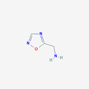 molecular formula C3H5N3O B3326485 (1,2,4-Oxadiazol-5-yl)methanamine CAS No. 258526-20-4