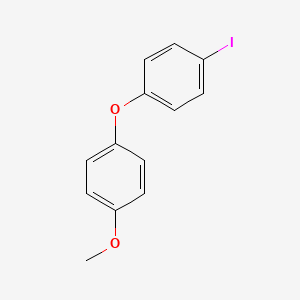 molecular formula C13H11IO2 B3326507 1-Iodo-4-(4-methoxyphenoxy)-benzene CAS No. 26002-36-8