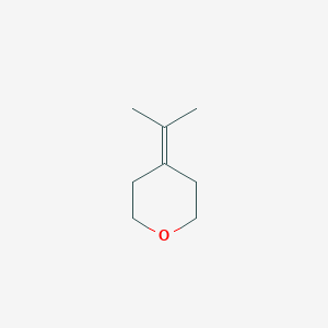 molecular formula C8H14O B3326549 4-(propan-2-ylidene)tetrahydro-2H-pyran CAS No. 26170-24-1