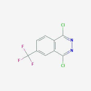 molecular formula C9H3Cl2F3N2 B3326561 1,4-Dichloro-6-trifluoromethyl-phthalazine CAS No. 26238-16-4