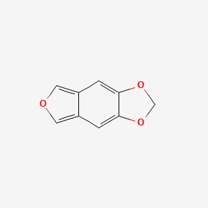 molecular formula C9H6O3 B3326607 [1,3]Dioxolo[4,5-f]isobenzofuran CAS No. 267-42-5