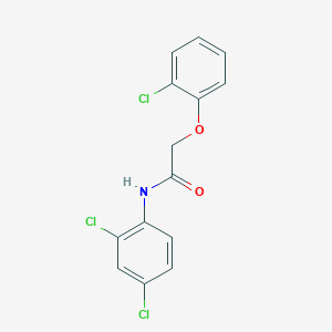 molecular formula C14H10Cl3NO2 B332662 2-(2-chlorophenoxy)-N-(2,4-dichlorophenyl)acetamide 