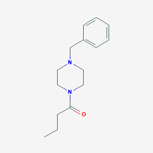 molecular formula C15H22N2O B332667 1-(4-Benzylpiperazin-1-yl)butan-1-one 