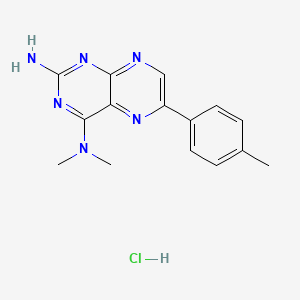 molecular formula C15H17ClN6 B3326717 N4,N4-Dimethyl-6-(4-methylphenyl)-2,4-pteridinediamine hydrochloride CAS No. 278799-96-5