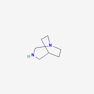 molecular formula C7H14N2 B3326740 1,3-Diazabicyclo[3.2.2]nonane CAS No. 283-25-0