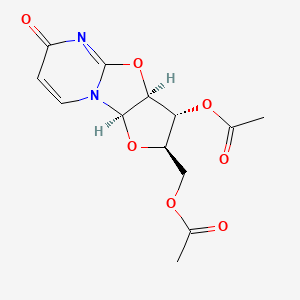 molecular formula C13H14N2O7 B3326742 3',5'-diacetyl-O^2^,2-cyclouridine CAS No. 28309-53-7