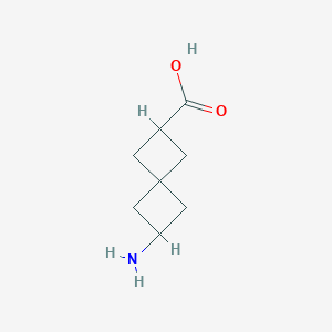 molecular formula C8H13NO2 B3326757 6-Aminospiro[3.3]heptane-2-carboxylic acid CAS No. 28345-67-7