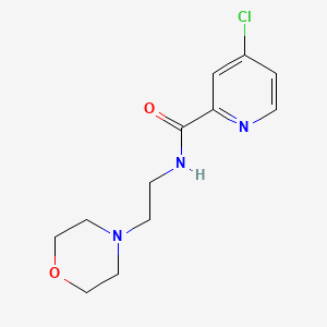 molecular formula C12H16ClN3O2 B3326777 4-chloro-2-(N-(2-morpholin-4-ylethyl)carbamoyl)pyridine CAS No. 284462-51-7
