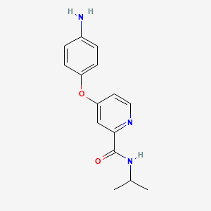 molecular formula C15H17N3O2 B3326779 4-(2-(N-isopropylcarbamoyl)-4-pyridyloxy)aniline CAS No. 284462-89-1