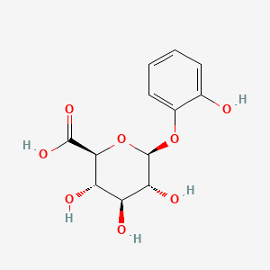 molecular formula C12H14O8 B3326807 2-Hydroxyphenyl-beta-D-glucopyranosiduronic acid CAS No. 28623-57-6