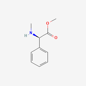 molecular formula C10H13NO2 B3326844 Methyl (R)-2-(methylamino)-2-phenylacetate CAS No. 287386-94-1