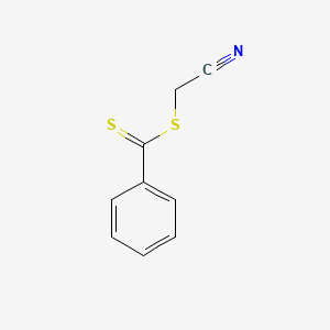 molecular formula C9H7NS2 B3326850 Cyanomethyl benzodithioate CAS No. 28740-46-7