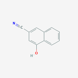 molecular formula C11H7NO B3326888 4-Hydroxynaphthalene-2-carbonitrile CAS No. 293308-66-4