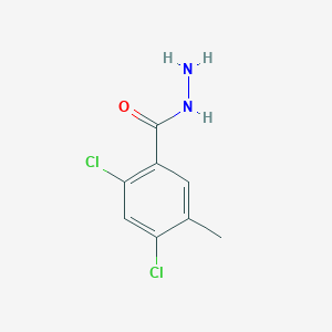 molecular formula C8H8Cl2N2O B3326937 2,4-Dichloro-5-methylbenzohydrazide CAS No. 297139-67-4
