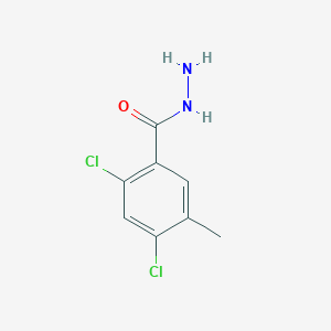 molecular formula C8H8Cl2N2O B3326937 2,4-二氯-5-甲基苯甲酰肼 CAS No. 297139-67-4