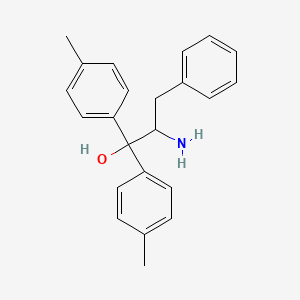 molecular formula C23H25NO B3326971 (S)-2-Amino-3-phenyl-1,1-di-p-tolylpropan-1-ol CAS No. 299218-11-4
