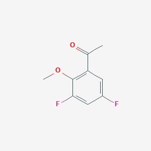 molecular formula C9H8F2O2 B3327002 1-(3,5-Difluoro-2-methoxyphenyl)ethanone CAS No. 303043-97-2