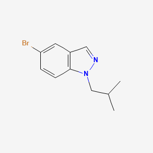 molecular formula C11H13BrN2 B3327005 5-Bromo-1-isobutyl-1H-indazole CAS No. 303050-44-4