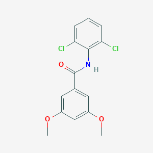 molecular formula C15H13Cl2NO3 B332702 N-(2,6-dichlorophenyl)-3,5-dimethoxybenzamide 