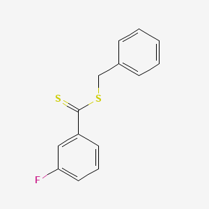 molecular formula C14H11FS2 B3327026 Benzyl 3-fluorobenzene-1-carbodithioate CAS No. 305378-87-4