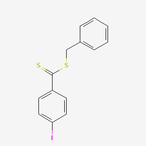 molecular formula C14H11IS2 B3327027 Benzyl 4-iodobenzene-1-carbodithioate CAS No. 305378-90-9