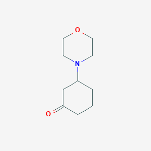 molecular formula C10H17NO2 B3327035 3-Morpholinocyclohexan-1-one CAS No. 30539-20-9