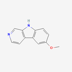 molecular formula C12H10N2O B3327050 6-methoxy-9H-pyrido[3,4-b]indole CAS No. 30684-42-5