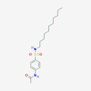 molecular formula C19H32N2O3S B332707 N-[4-(undecylsulfamoyl)phenyl]acetamide 