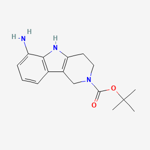 tert-Butyl 6-amino-3,4-dihydro-1H-pyrido[4,3-b]indole-2(5H)-carboxylate
