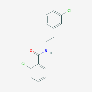 molecular formula C15H13Cl2NO B332713 2-chloro-N-[2-(3-chlorophenyl)ethyl]benzamide 