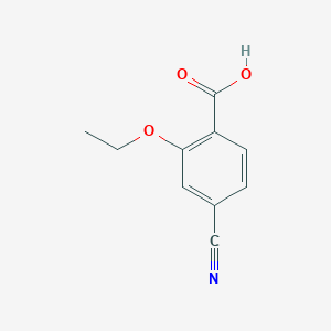 molecular formula C10H9NO3 B3327142 2-Ethoxy-4-cyanobenzoic acid CAS No. 316810-08-9