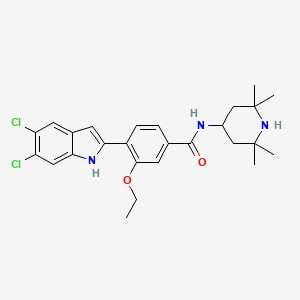 molecular formula C26H31Cl2N3O2 B3327164 Unii-S5WS4hgr9M CAS No. 318262-42-9